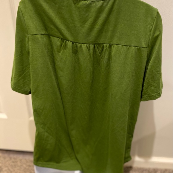 Boutique 2XL Deep Green Blouse - Picture 2 of 2